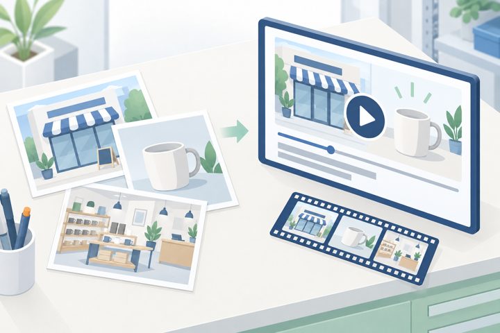 お店やサービスの紹介動画のイメージ